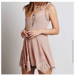 Free People sheer slip dress. Size S
